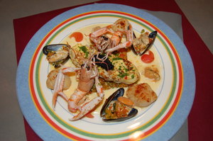 filets de sole aux coquillages